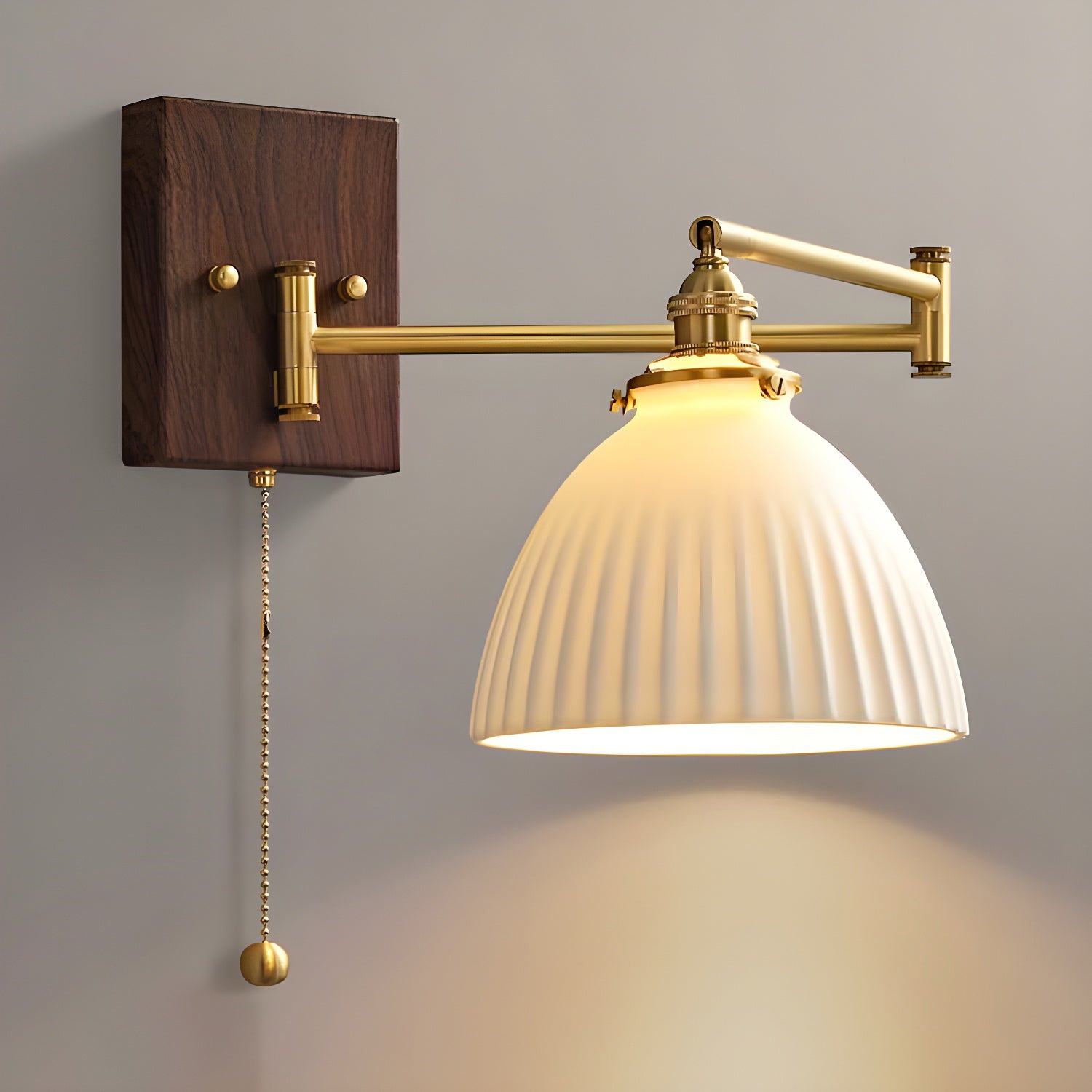 Geometric Ceramic Wall Sconce