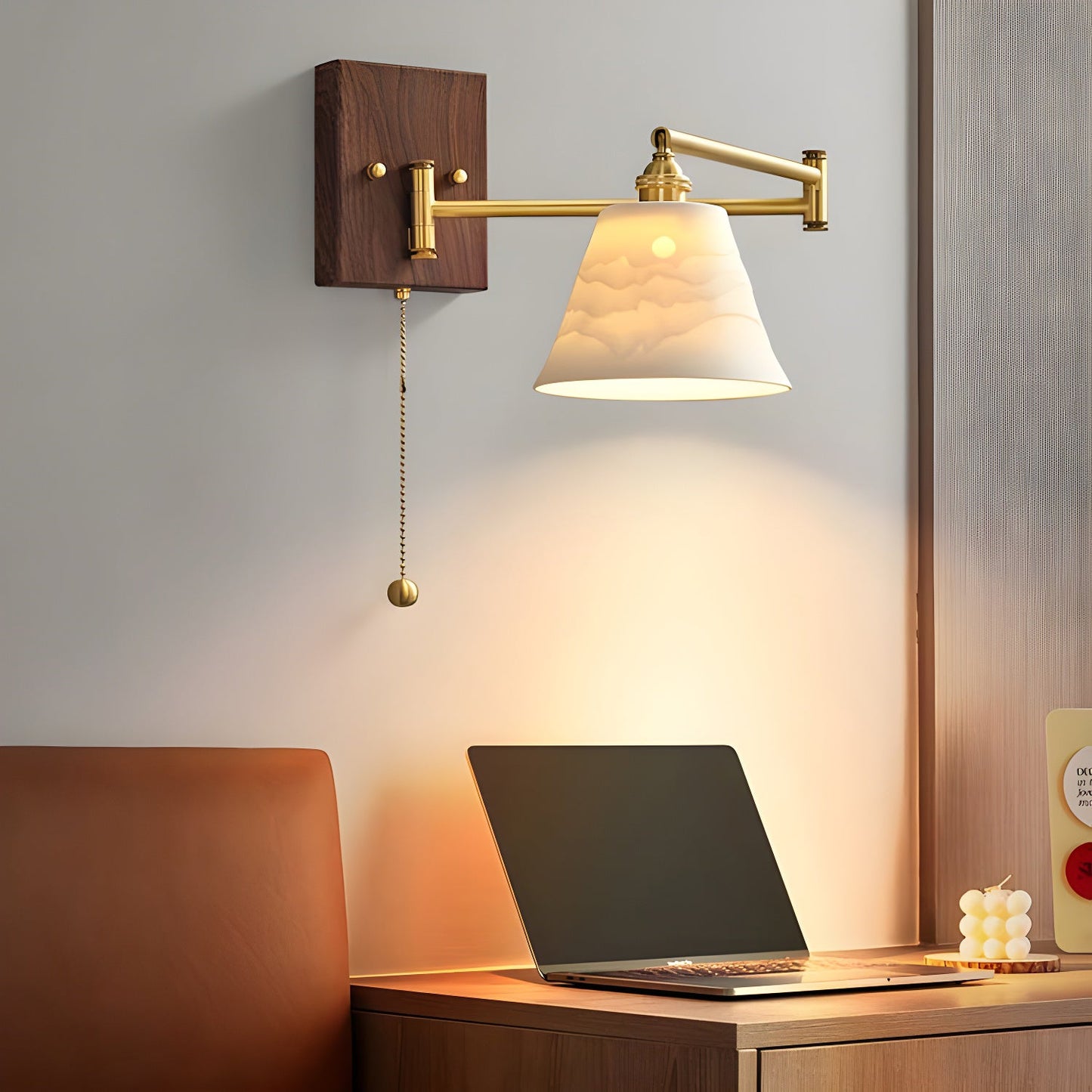 Geometric Ceramic Wall Sconce