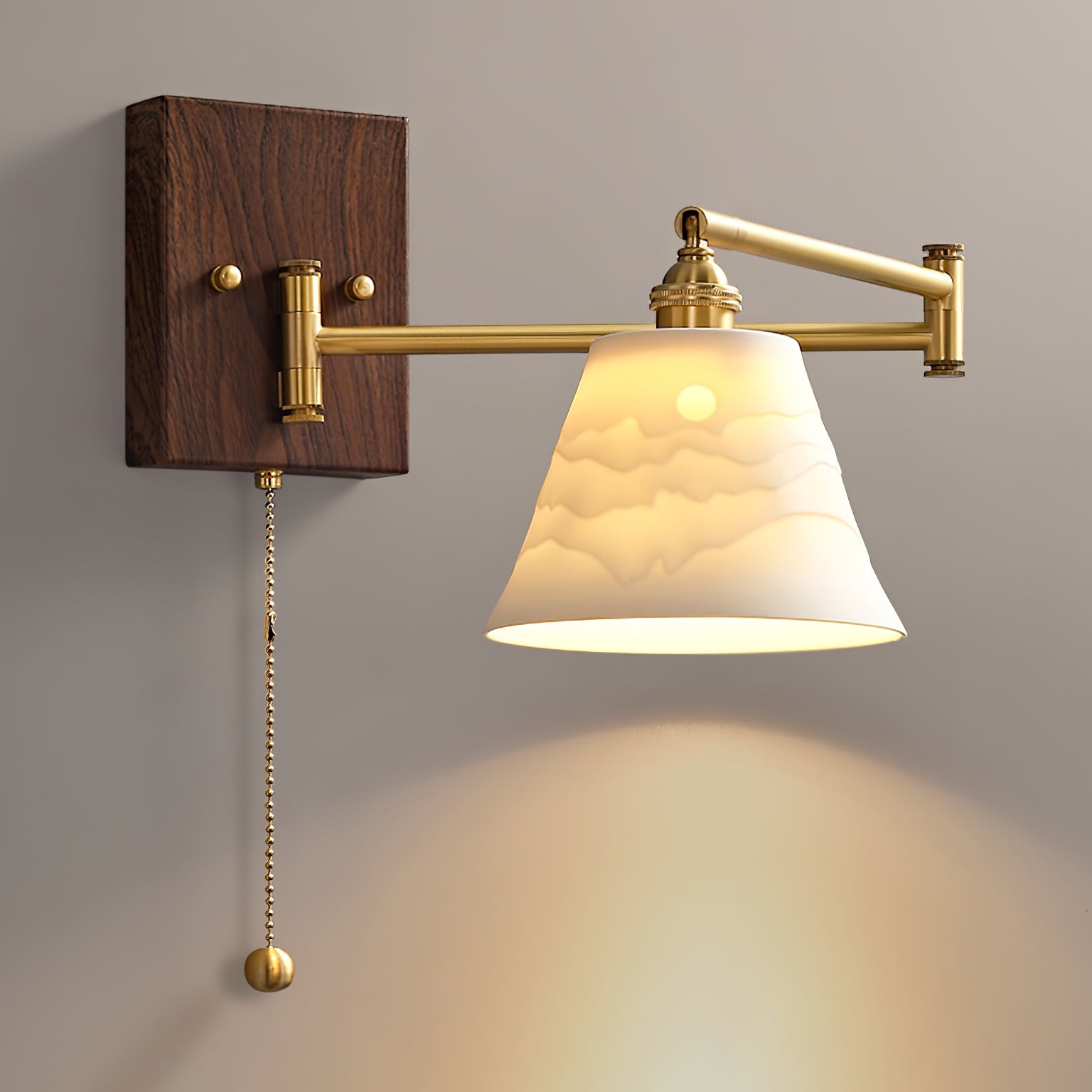 Geometric Ceramic Wall Sconce
