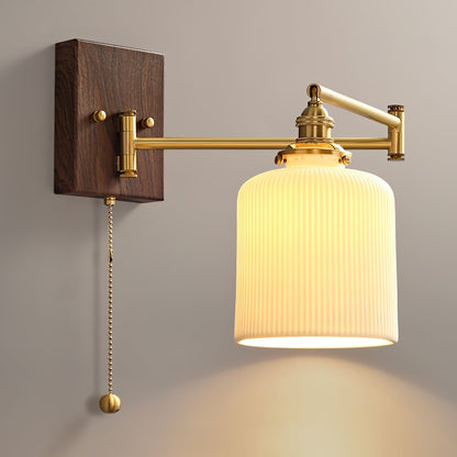 Geometric Ceramic Wall Sconce