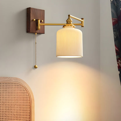 Geometric Ceramic Wall Sconce