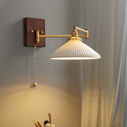 Geometric Ceramic Wall Sconce