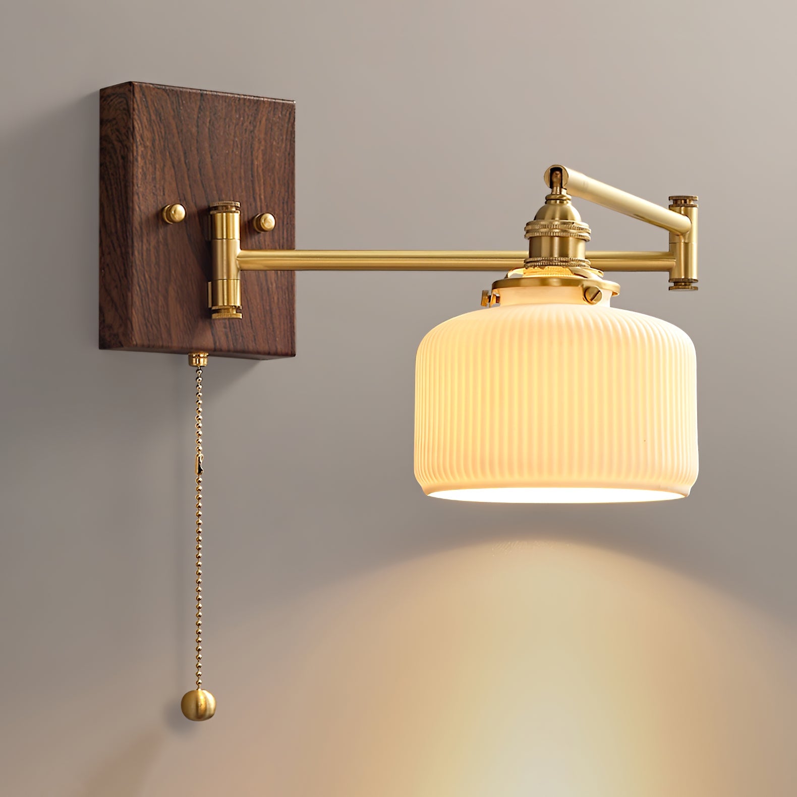 Geometric Ceramic Wall Sconce
