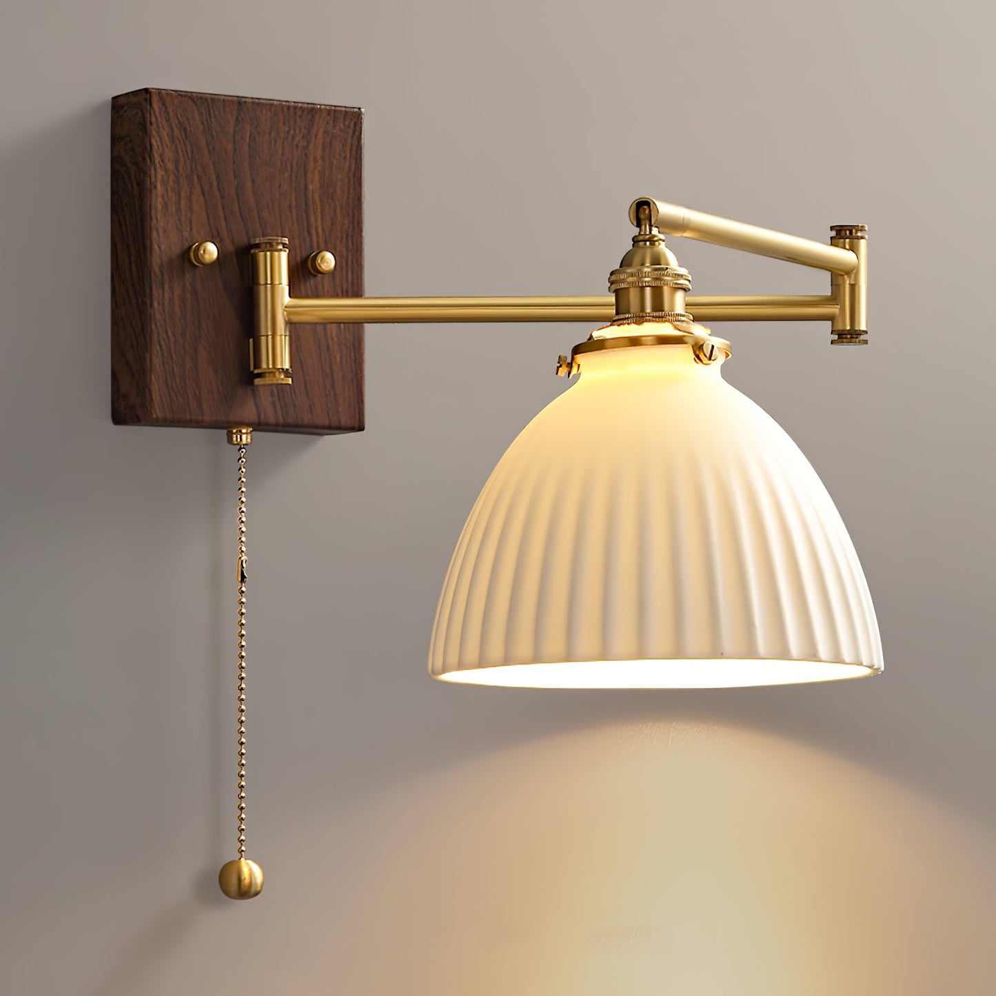 Geometric Ceramic Wall Sconce