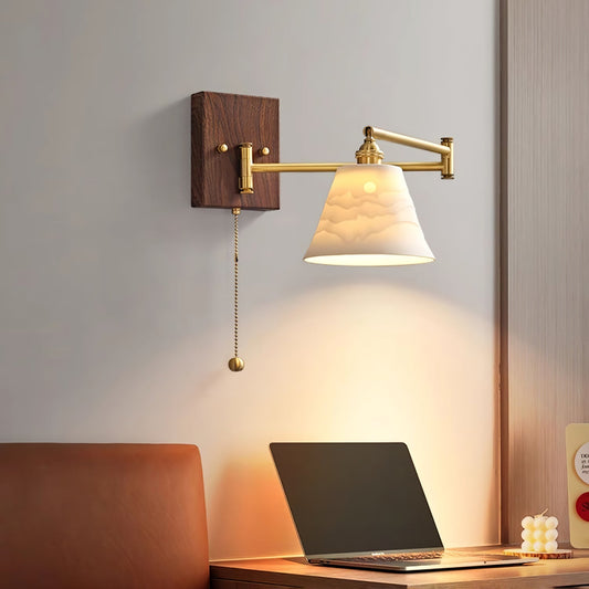 Geometric Ceramic Wall Sconce