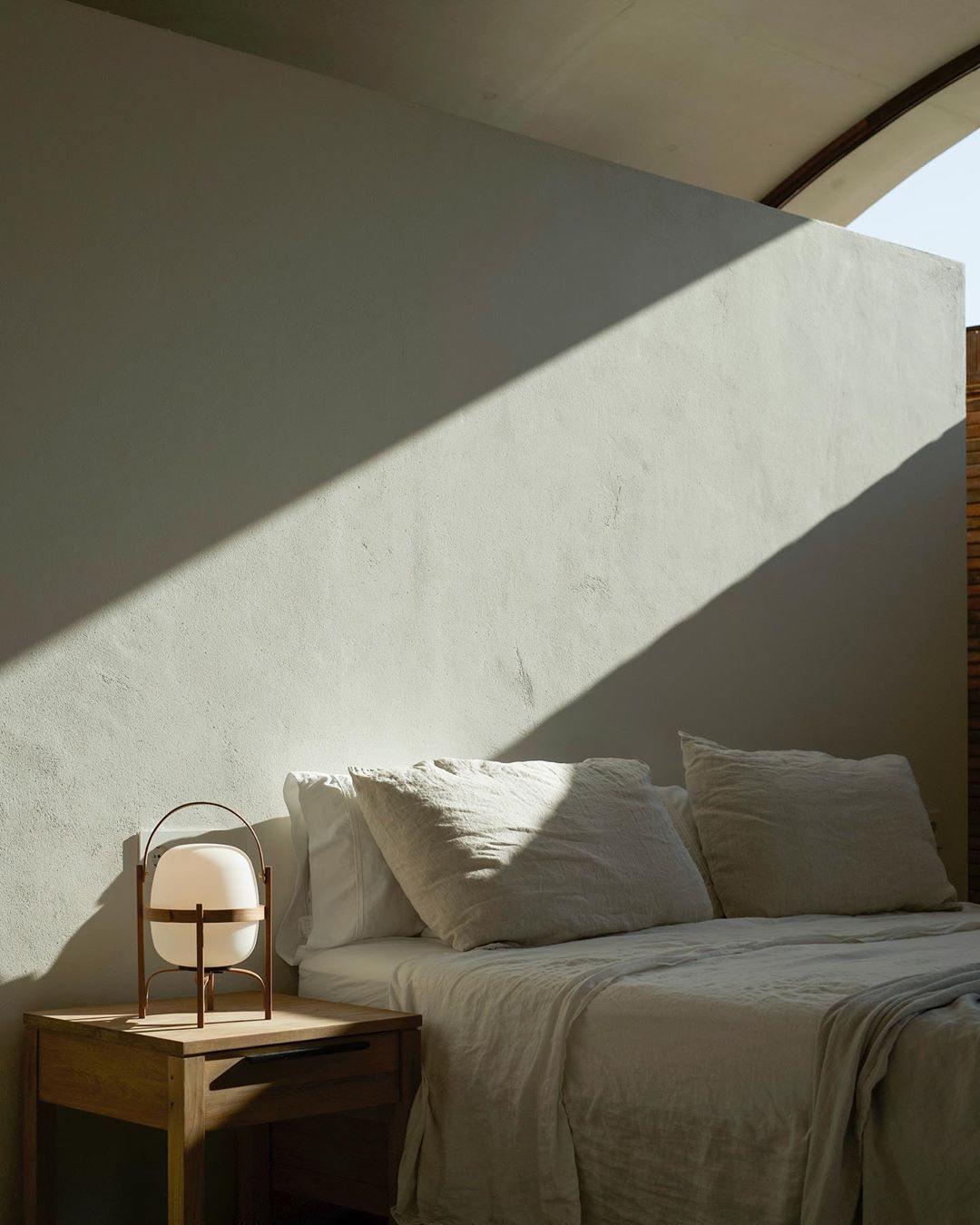 Glass Lantern Table Lamp