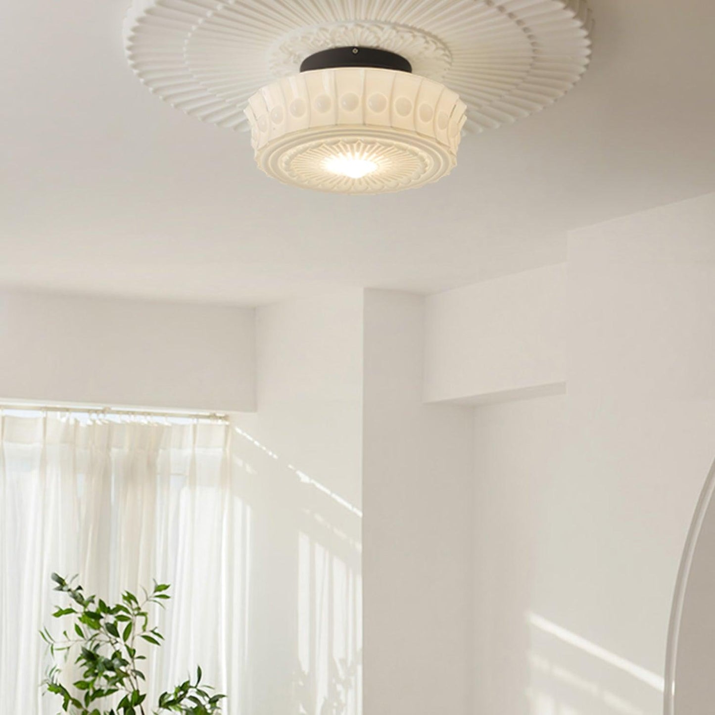 Manor Glass Ceiling Light