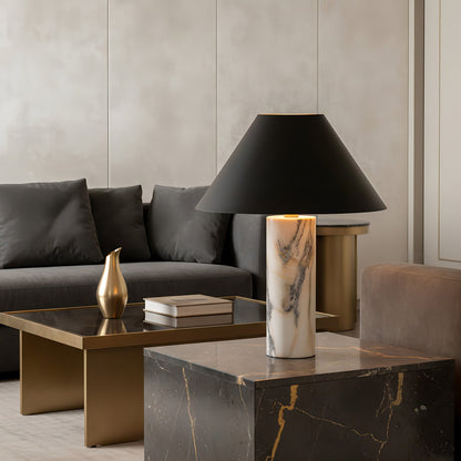 Marble Globe Table Lamp