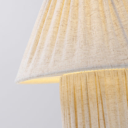 Pleated Fabric Table Lamp