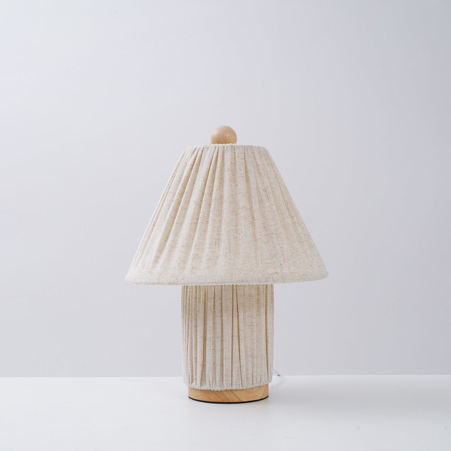 Pleated Fabric Table Lamp