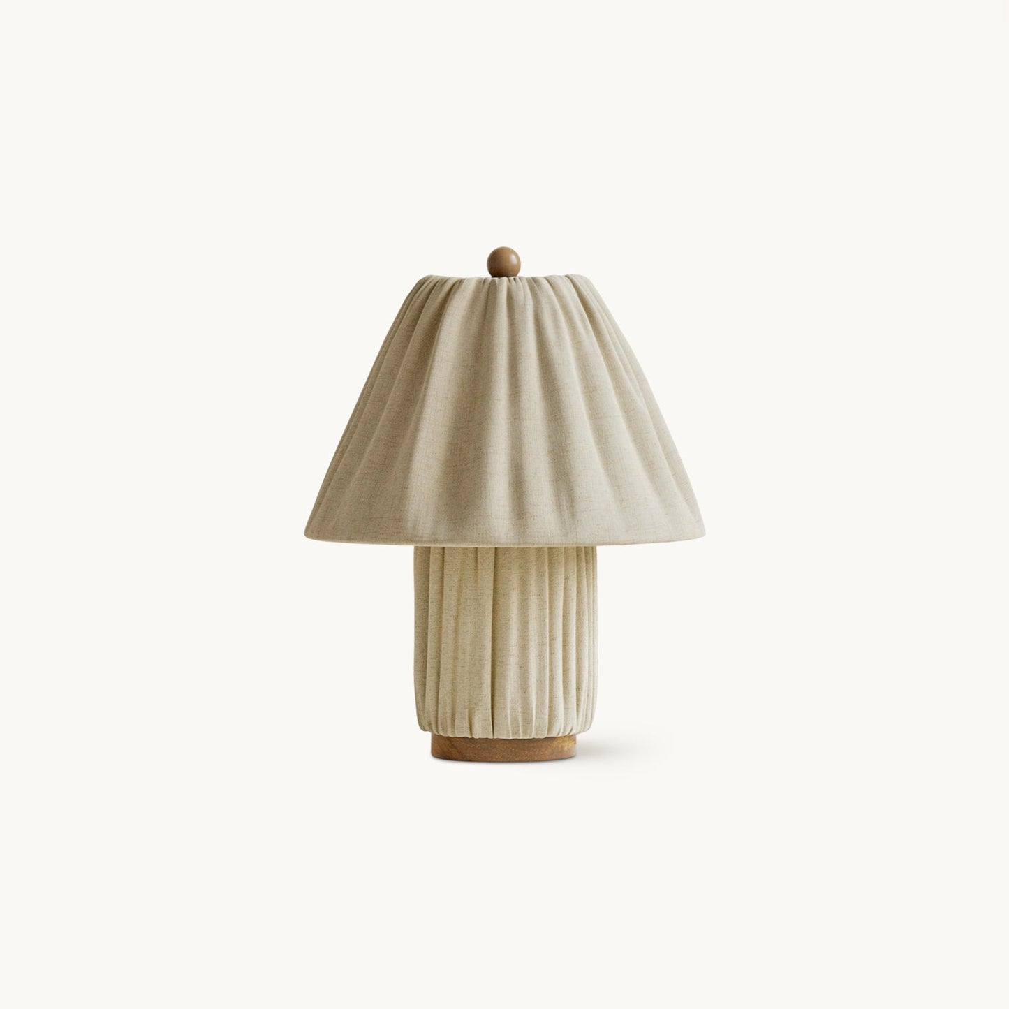 Pleated Fabric Table Lamp