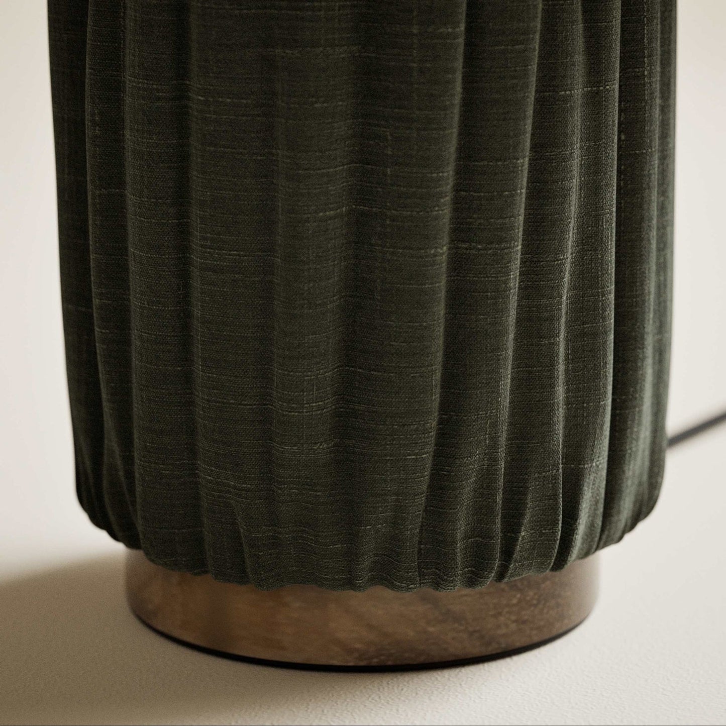 Pleated Fabric Table Lamp