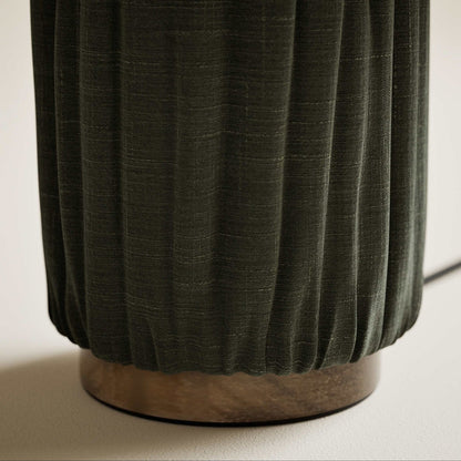 Pleated Fabric Table Lamp