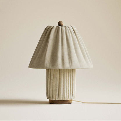 Pleated Fabric Table Lamp
