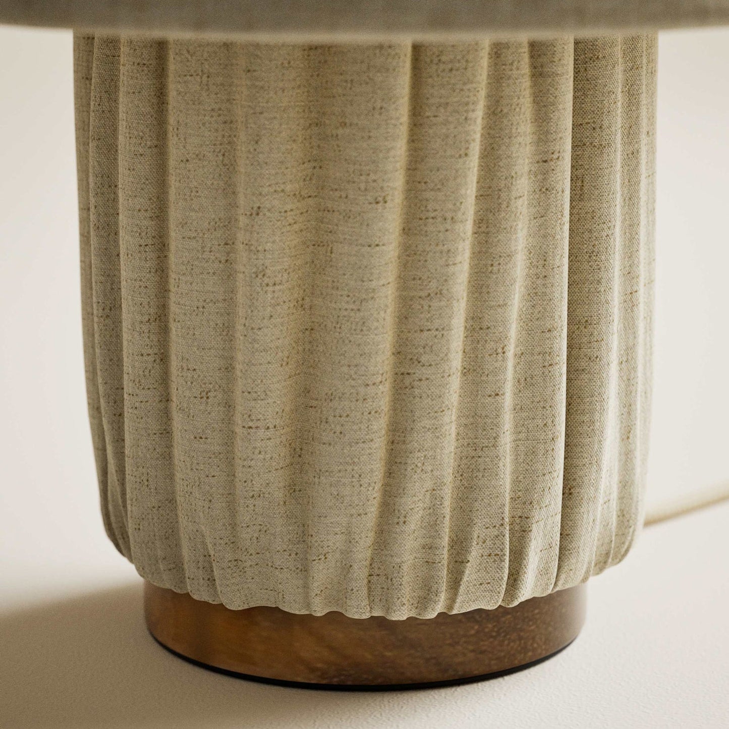 Pleated Fabric Table Lamp