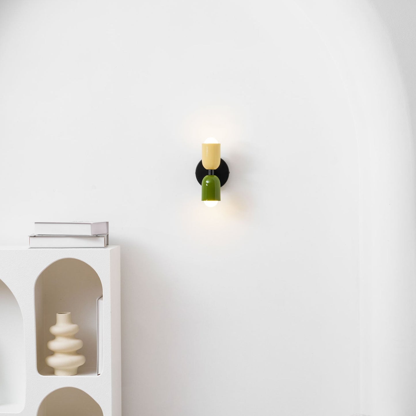 Colourblock Double Wall Sconce