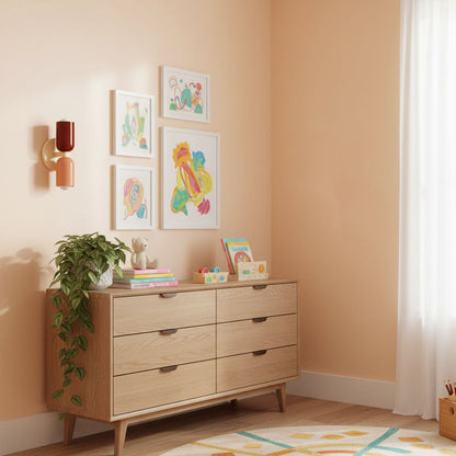 Colourblock Double Wall Sconce