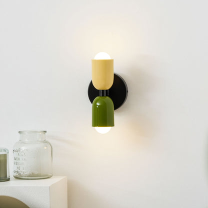 Colourblock Double Wall Sconce