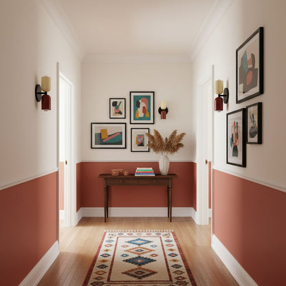 Colourblock Double Wall Sconce