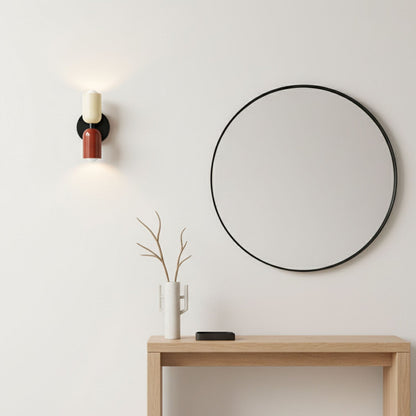 Colourblock Double Wall Sconce