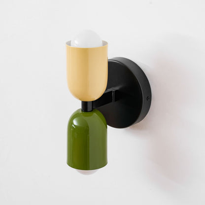 Colourblock Double Wall Sconce