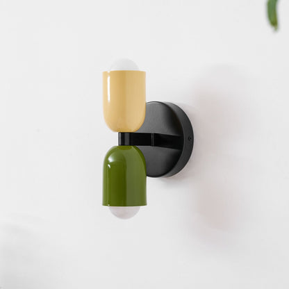 Colourblock Double Wall Sconce