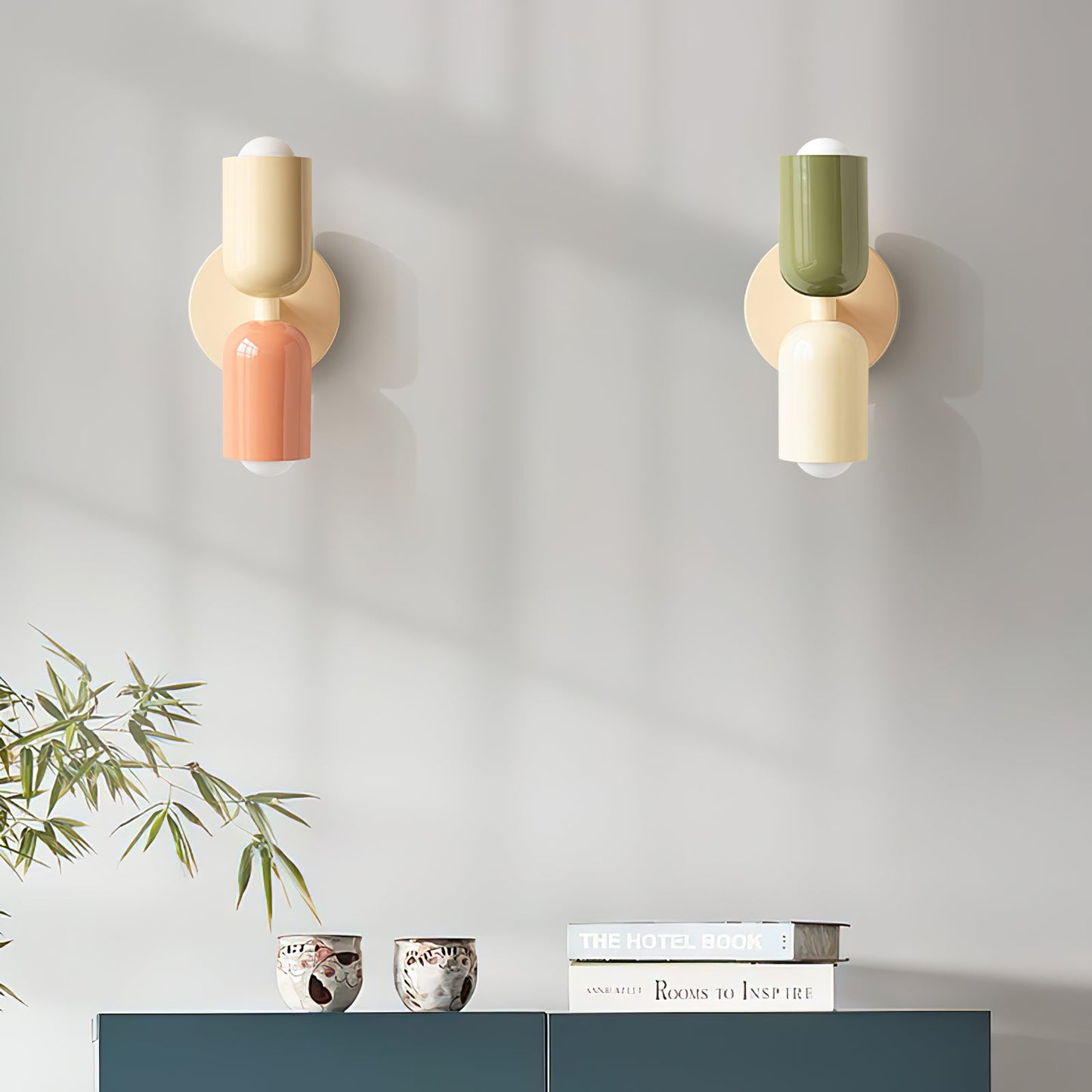 Colourblock Double Wall Sconce
