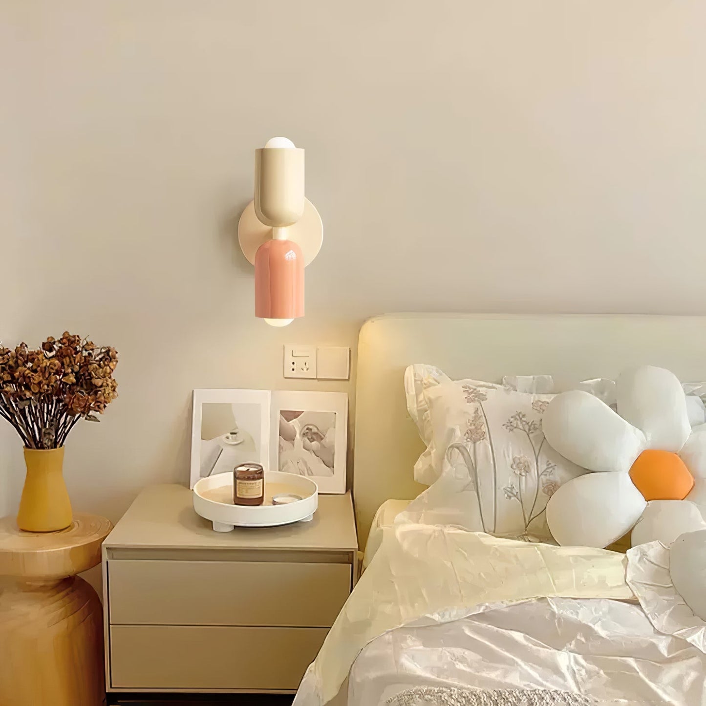 Colourblock Double Wall Sconce