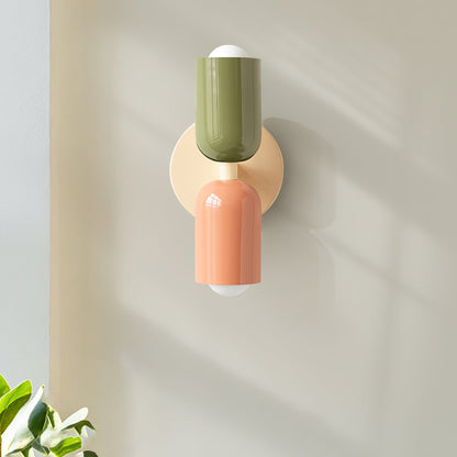 Colourblock Double Wall Sconce