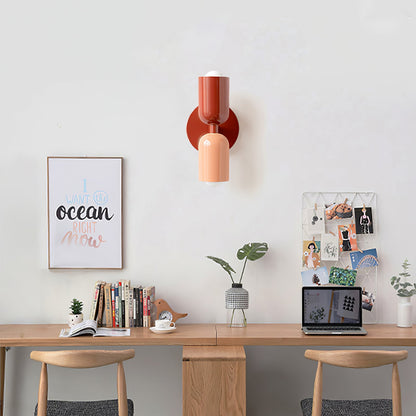 Colourblock Double Wall Sconce