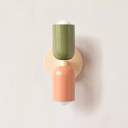Colourblock Double Wall Sconce