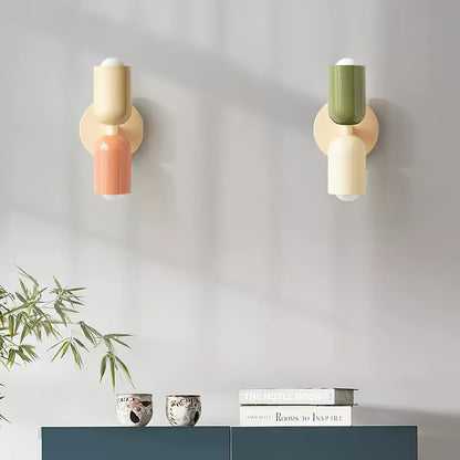Colourblock Double Wall Sconce