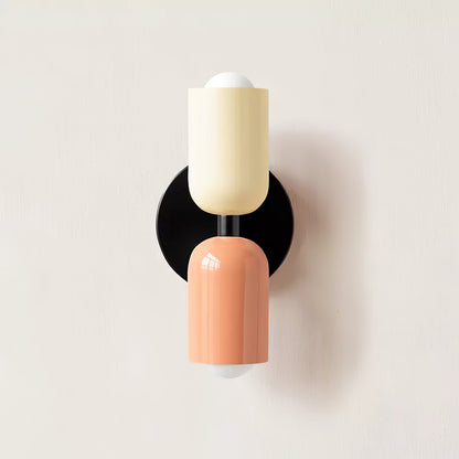 Colourblock Double Wall Sconce