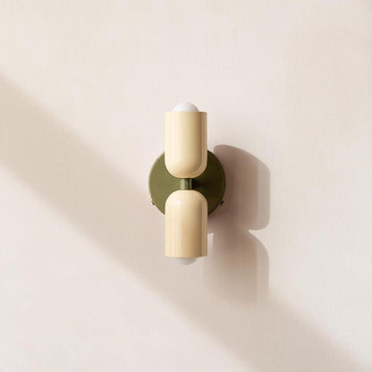 Colourblock Double Wall Sconce