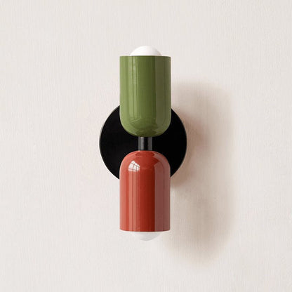 Colourblock Double Wall Sconce