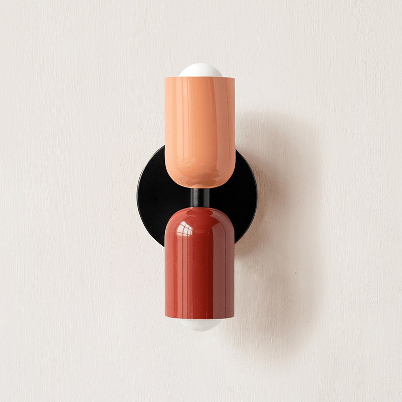 Colourblock Double Wall Sconce
