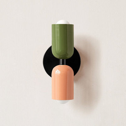 Colourblock Double Wall Sconce