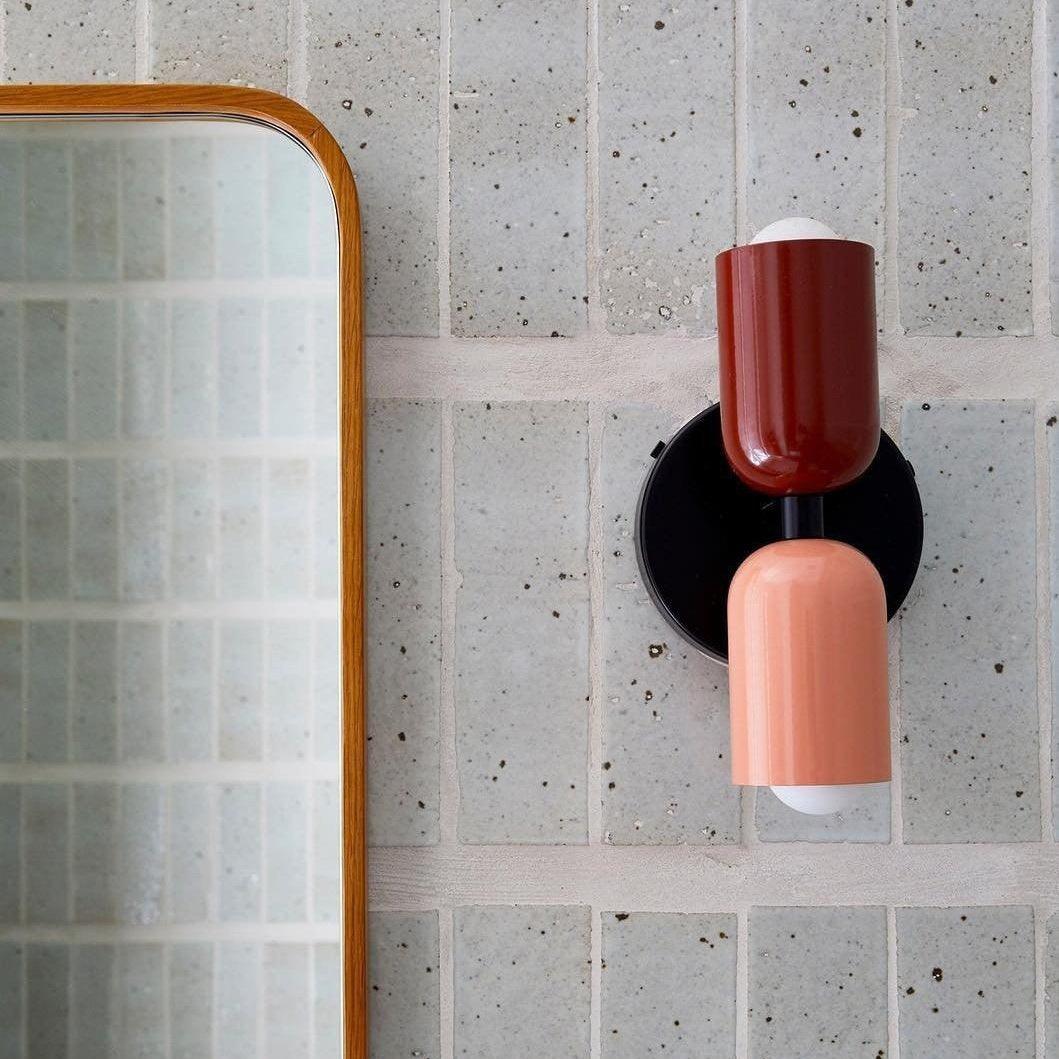 Colourblock Double Wall Sconce