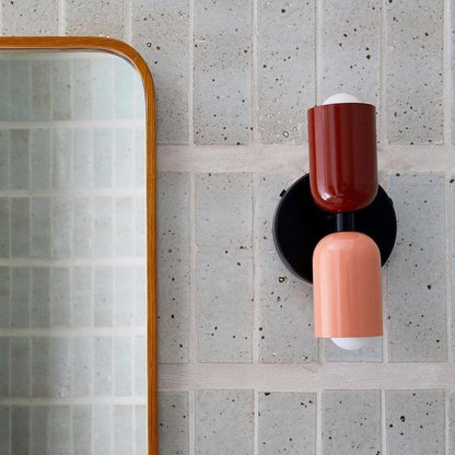 Colourblock Double Wall Sconce