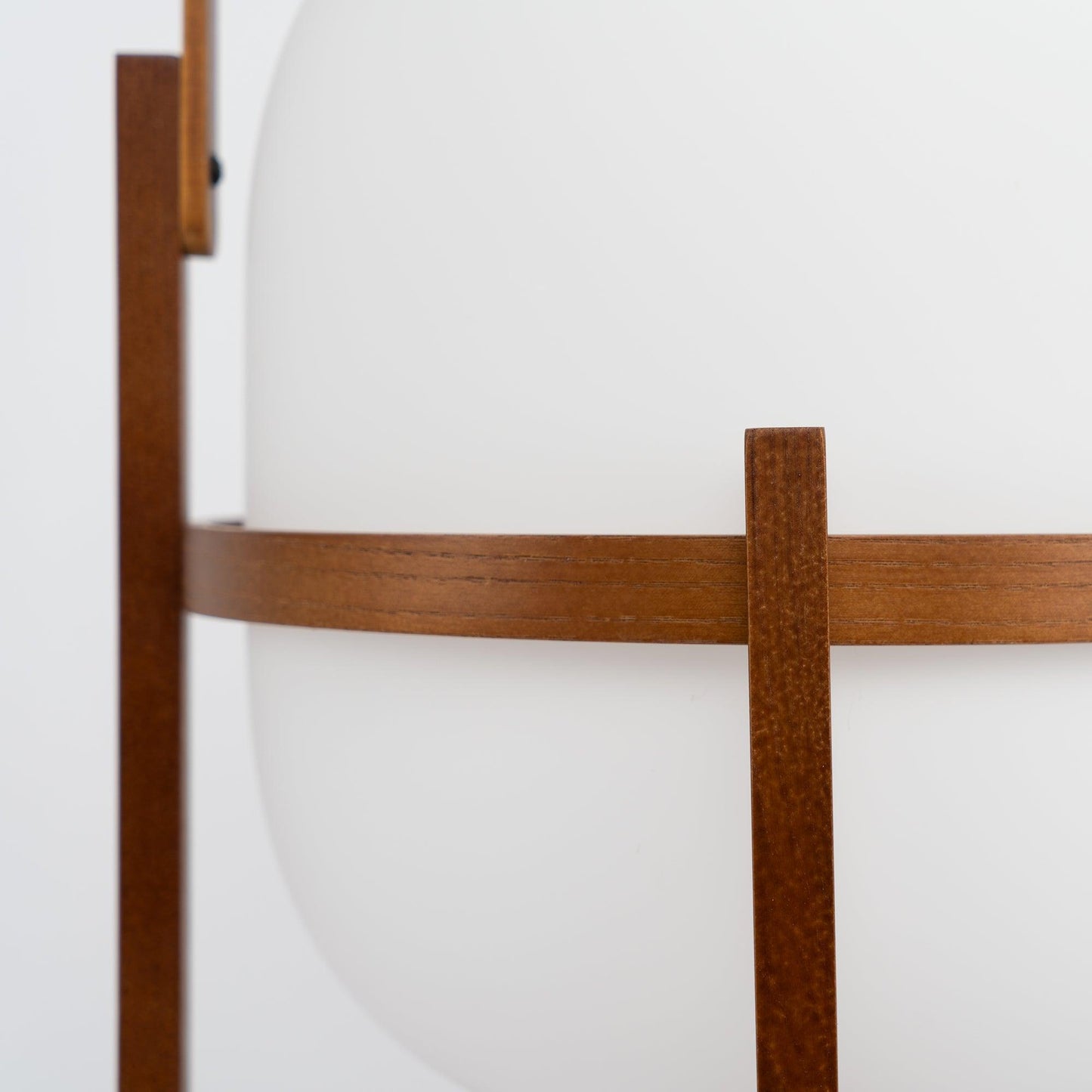 Glass Lantern Table Lamp