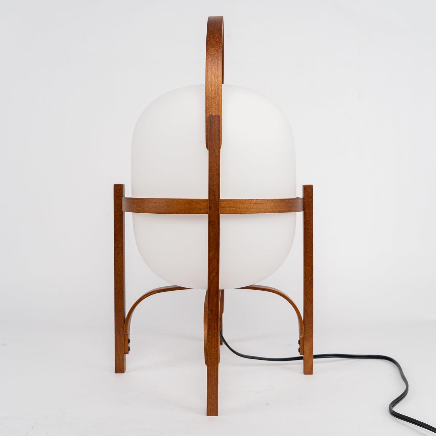 Glass Lantern Table Lamp