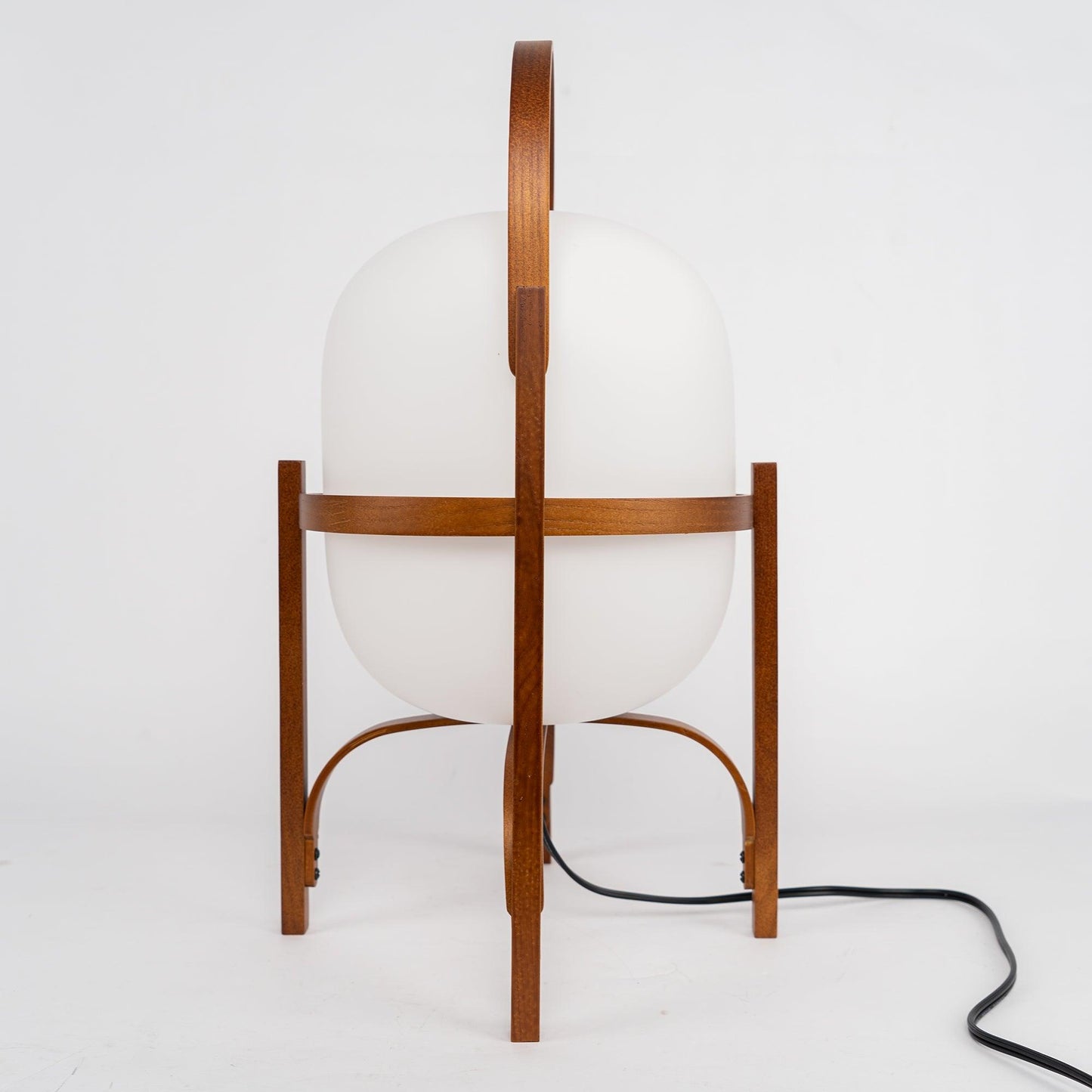 Glass Lantern Table Lamp