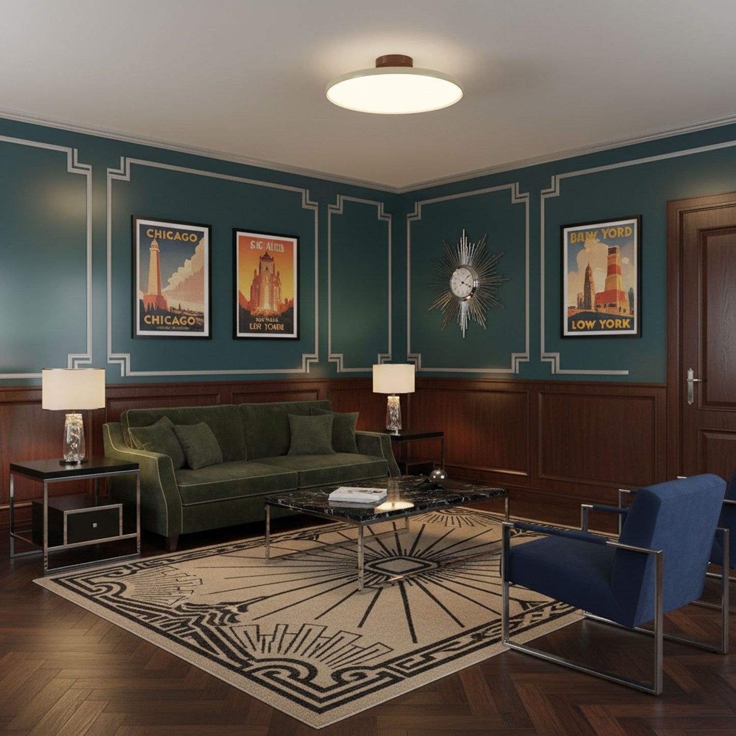 Disc Adjustable Ceiling Lamp