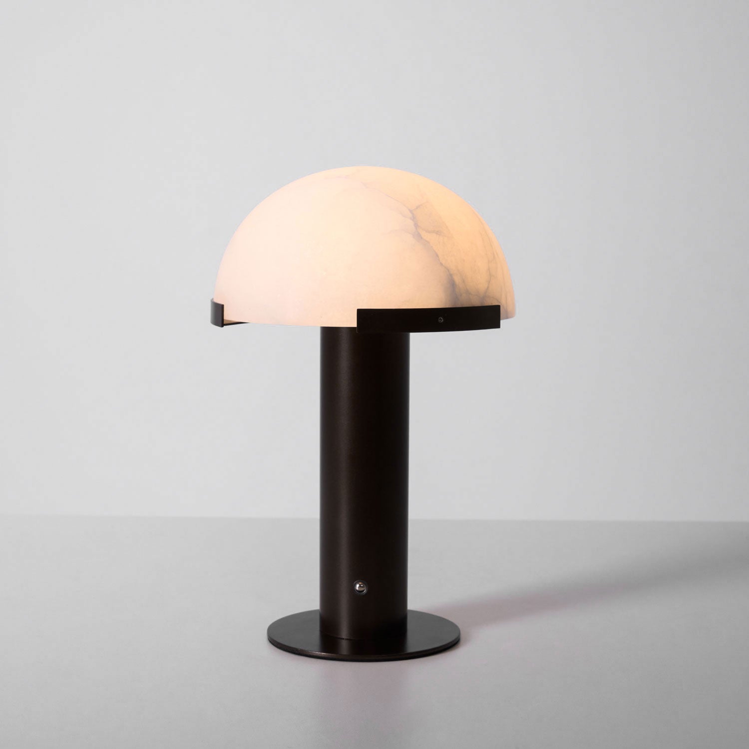 Alabaster Column Table Lamp
