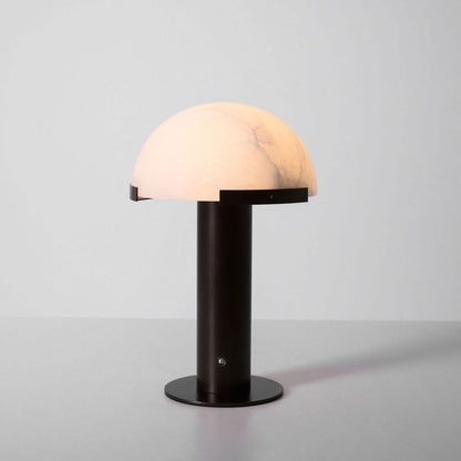 Alabaster Column Table Lamp