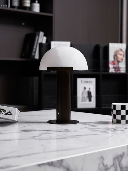 Alabaster Column Table Lamp