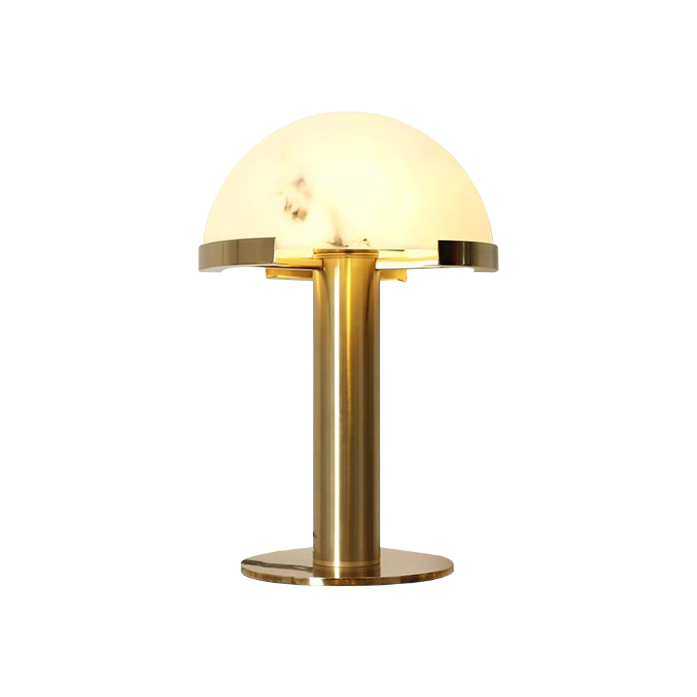 Alabaster Column Table Lamp