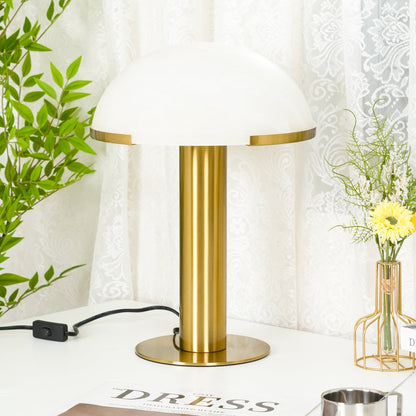 Alabaster Column Table Lamp