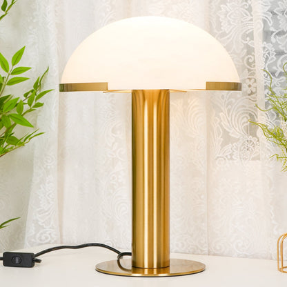 Alabaster Column Table Lamp