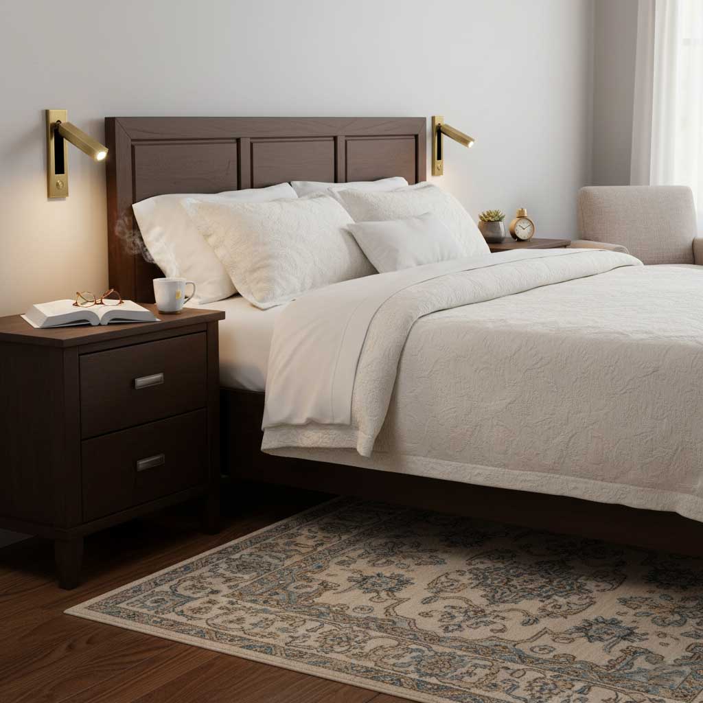 Recessed Bedside Wall Sconce